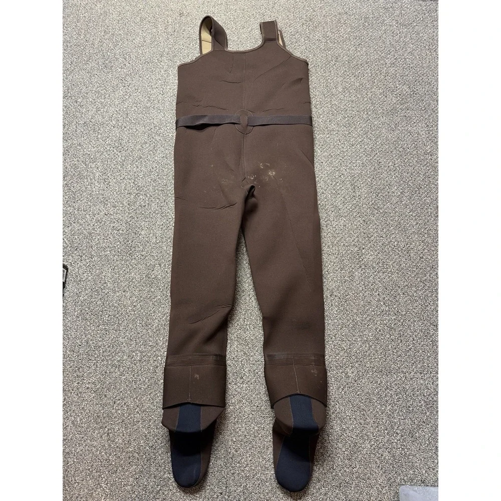 Hodgman Caster Neoprene Stockingfoot Chest Waders Brown Fly Fishing Mens M/S